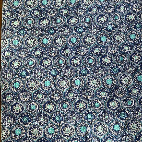 Trina Turk reversible floral geo print queen full quilt - Picture 3 of 9